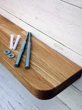 Solid OAK wood floating Mantel