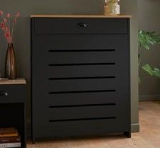 Black Radiator Cover Cabinet