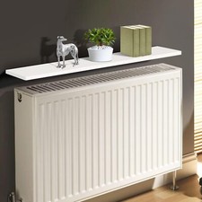 60/90cm White Radiator Cover