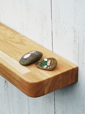 12cm deep Solid OAK wood shelf
