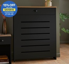 Black Radiator Cover Cabinet