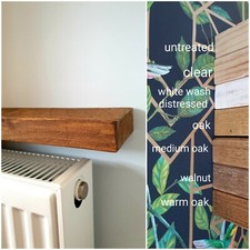 10cm Wooden Shelf Floating