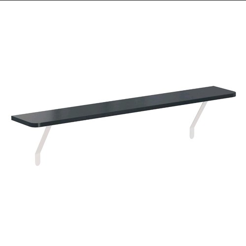 Radiator shelf black mdf - shelf,