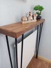 Aged wooden radiator shelf